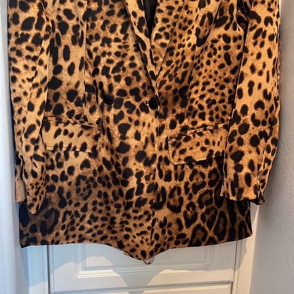 Missguided leopard print blazer - Picture 3 of 6